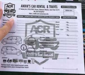 Contoh Kwitansi Sewa Mobil | Jakrent