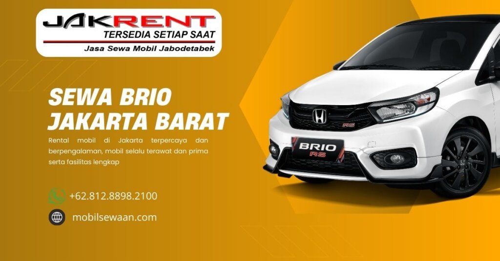 Sewa Brio Jakarta Barat