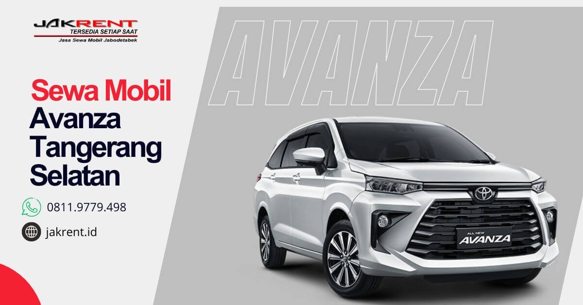 Sewa Avanza Tangerang Selatan