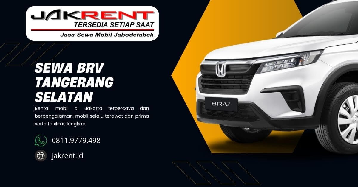 Sewa BRV Tangerang Selatan