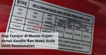 Siap Tempur di Musim Hujan Kenali Kondisi Ban Mobil Anda Demi Keselamatan