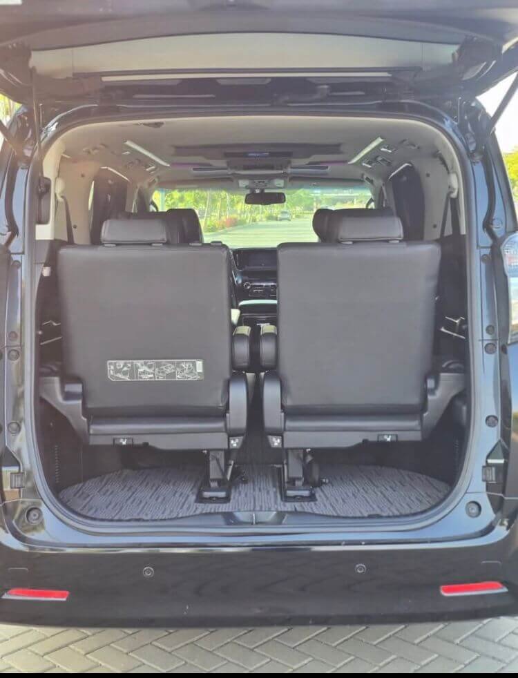 Vellfire 2022 Bagasi