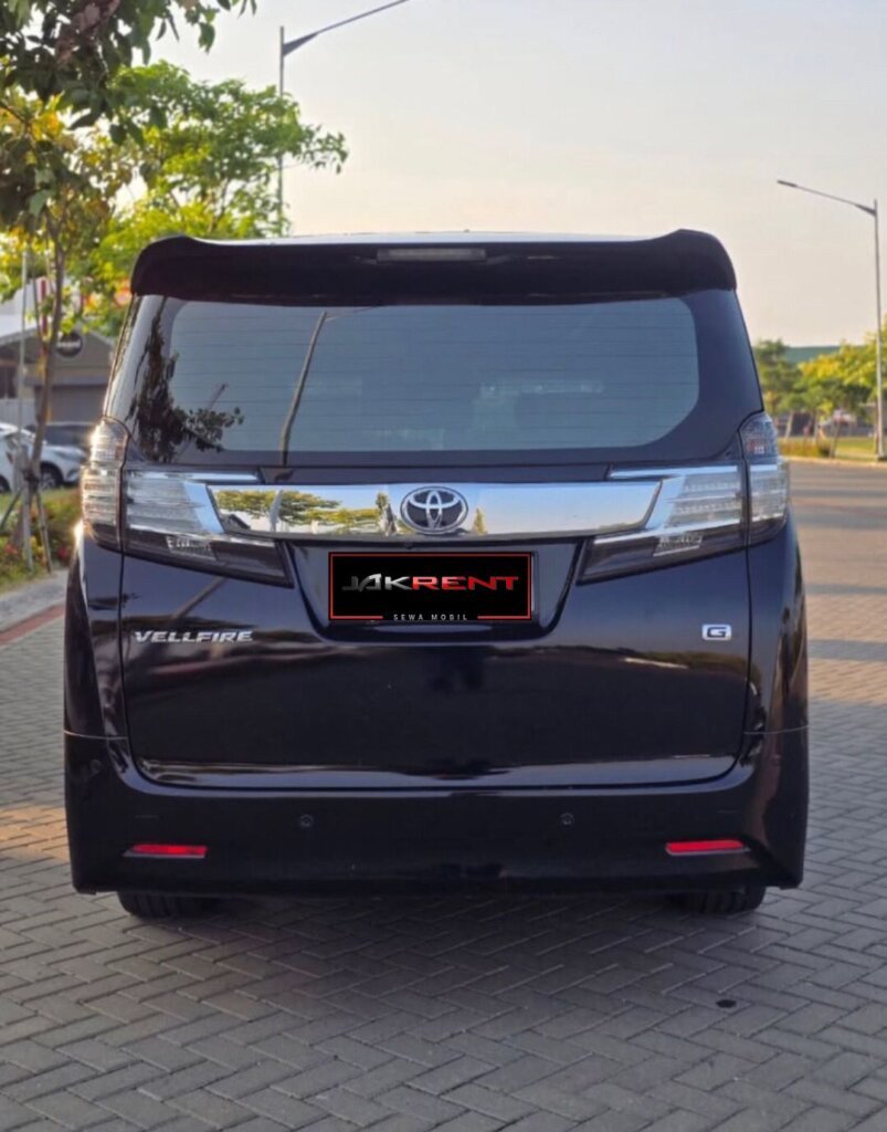 Vellfire 2022 Belakang