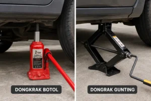Jenis Dongkrak Mobil untuk Bagasi Pilih Dongkrak Botol atau Dongkrak Gunting