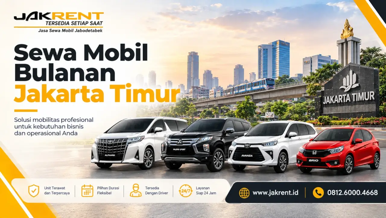 Sewa Mobil Bulanan Jakarta Timur
